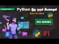 Python Full Course in Sinhala Lesson 1