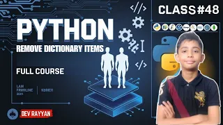 PYTHON REMOVE DICTIONARY ITEMS Python Tutorial - Lesson