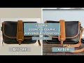 How to Clean Restore a Vintage Dooney Bourke Equestrian Crossbody Bag Very Rare Thrifted Find