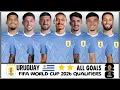 URUGUAY Road to FIFA World Cup 2026 All goals in Qualifiers