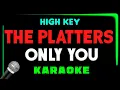Lagu The Platters - Only You - KARAOKE HIGH KEY