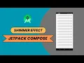 Shimmer effect in jetpack compose