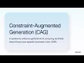 How SDV Enterprise Uses Constraint-Augmented Generation to Guarantee Valid Synthetic Data