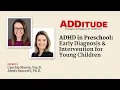 AD in Preschool Early Diagnosis Intervention for Young Children