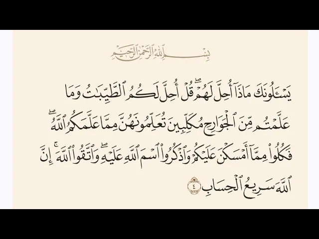 ⁣آيات الأحكام|شرح الآية:{ قُلْ أُحِلَّ لَكُمُ ٱلطَّيِّبَٰتُ} - السيد صباح شبر