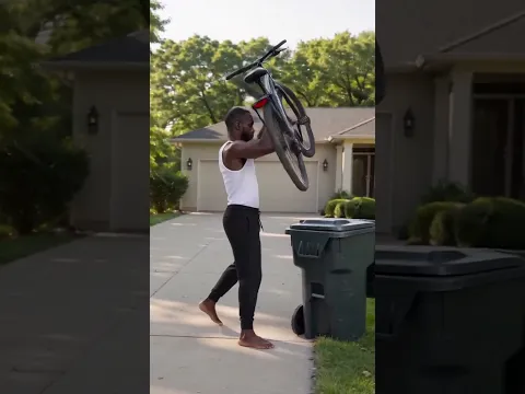 He Threw Away the Delivery Guy's Bike — Then Gave Him Something Incredible #kindness #reversal