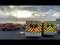 KSAT Meteorologist Justin Horne reports from Beaumont where emergency vehicles are staging ahead