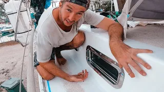 NO MORE LEAKS!! Port Light Installation… Ep 228