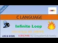 Infinite Loop in C Language Infinite Loop ko Jane By KnowledgeBank Adda ComputerHub Family
