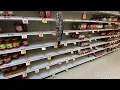 Stop Shop bare shelves East Lyme CT 3-14-20