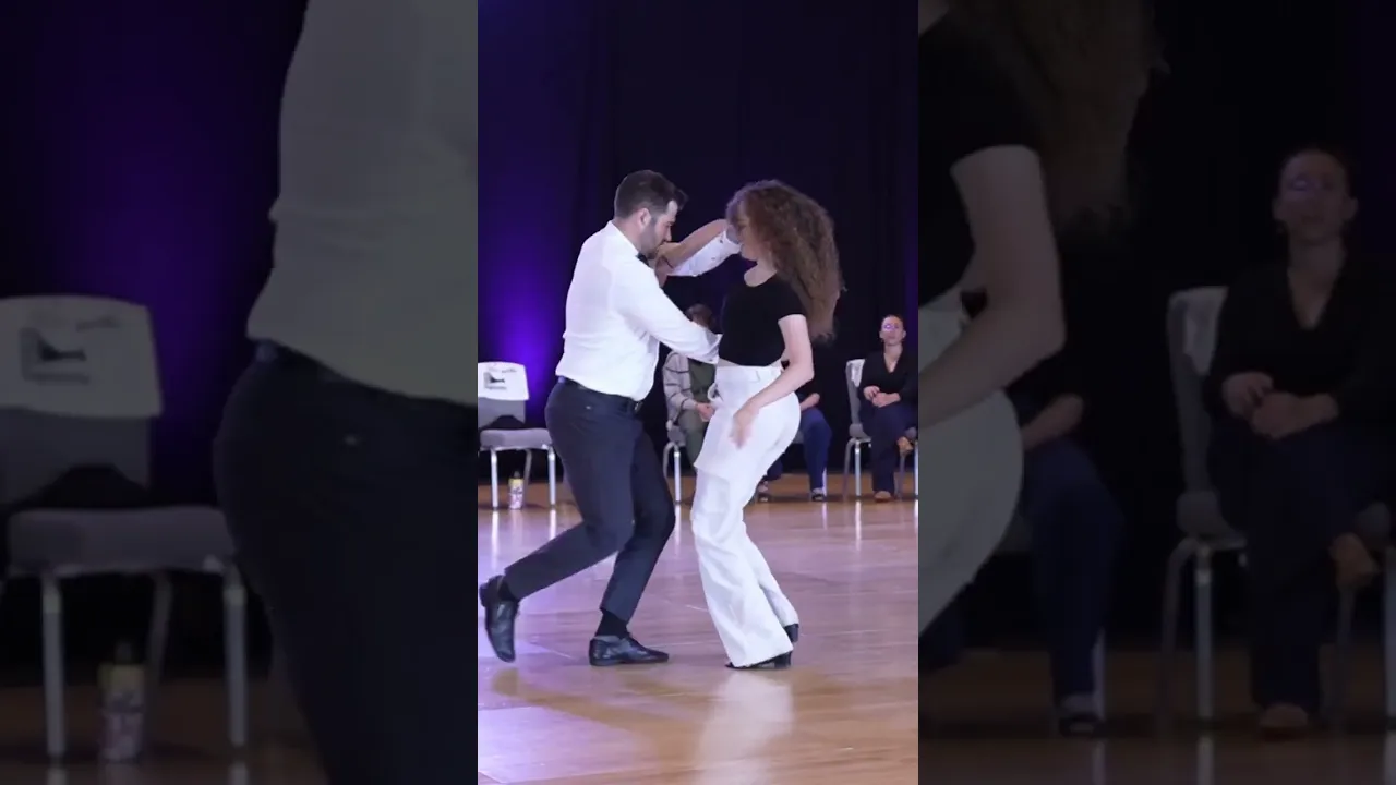 🕺West Coast Swing Improv Freestyle Dance by Ben Morris & Lizzy Spann - Song 2