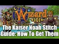 All Of My Wizard101 Stitches and How To Get Them