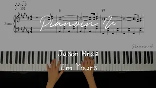 Download I'm Yours - Jason Mraz / Piano Cover / Sheet MP3