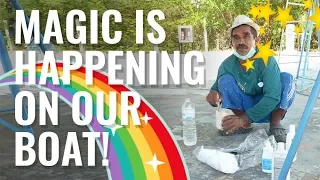 PAINTING WITH AWLCRAFT – DODGER UPDATE – SAILING FOLLOWTHEBOAT Ep114