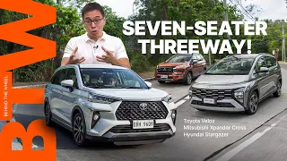 2024 Hyundai Stargazer X vs Mitsubishi Xpander Cross vs Toyota Veloz Which MPV AutoDeal Comparo