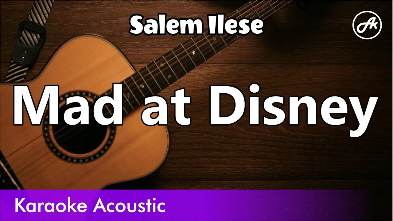 Salem Ilese - Mad at Disney (SLOW karaoke acoustic)