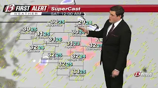 Cold Cloud Today Light Wintry Mix Possible Tonight Warming Into Next Week