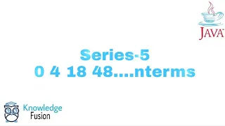 Series - 0 4 18 48 100 n terms using JAVA Programming ICSE