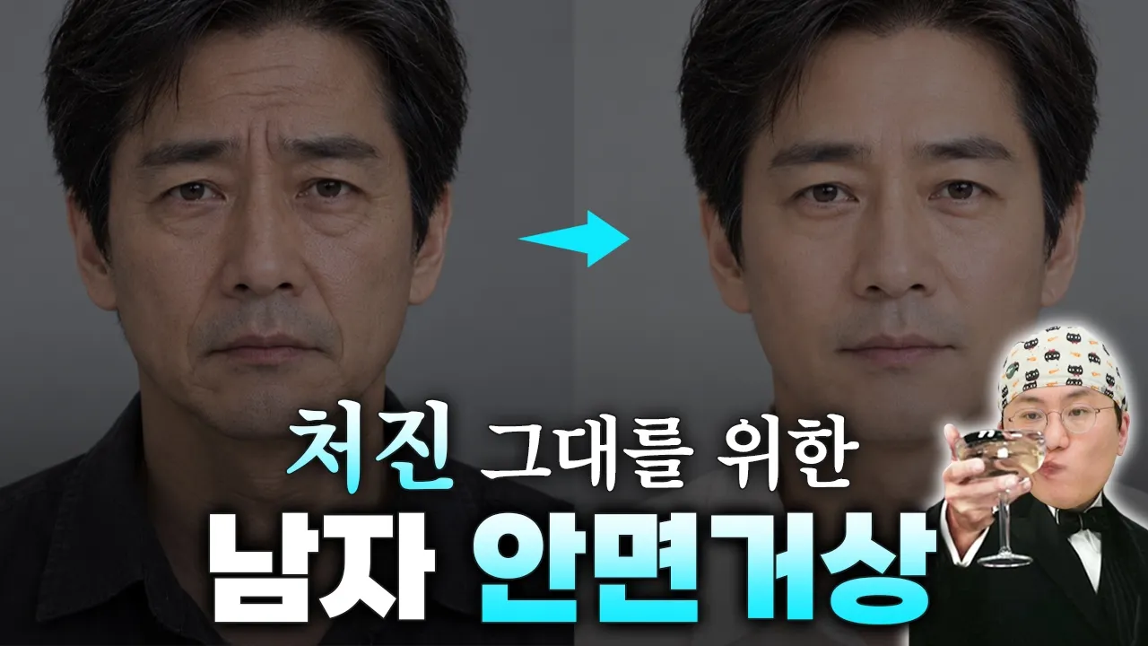 남자 안면거상, 여자와 다르다고? |수술 방법과 회복 과정 총정리