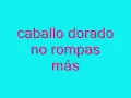 El caballo dorado