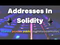 Address Data Types In Solidity