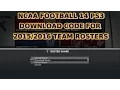 NCAA Football 14 PS3 DOWNLOAD CODE FOR NCAA 15/16 PS3 TEAM ROSTERS