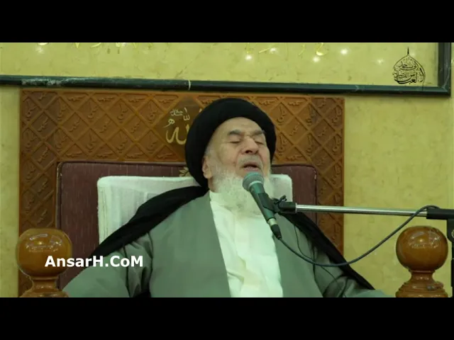 ⁣تحديد ليلة القدر واهم اعمالها آية الله السيد إمام الجزائري ليلة  23 شهر رمضان 1444 هـ مسجد ابو الفضل