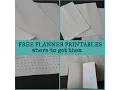 Free Planner Printables - Where to get them