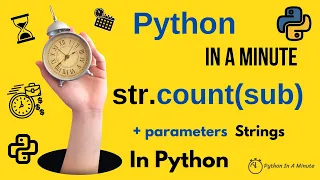 str count sub start end - Count Occurrences of Substring in Python Strings