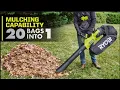 3-in-1 Blowing Vacuuming Mulching RYOBI 40V HP Brushless Jet Fan