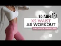 Download Lagu 10 MIN XS WAIST WORKOUT | Slim Waist \u0026 Trained Abs | Eylem Abaci