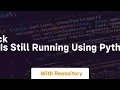 How to check if a process is still running using Python on Linux