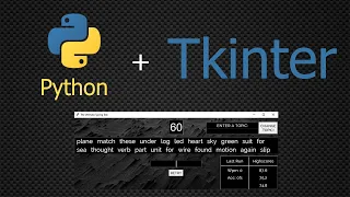 Typing Test using Python and Tkinter FULLY FEATURED