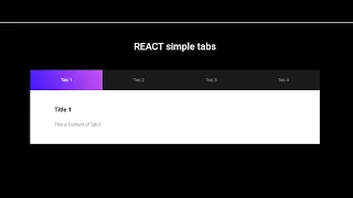 Build React js Material-UI Multiple Tabs Layout Component Using Array of Objects in JSX Javascript