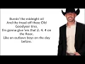 Aaron Watson - Freight Train (LYRICS)