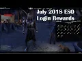July 2018 Login Rewards The Elder Scrolls Online
