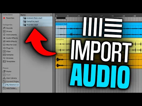 Download MP3 How to Import Audio in Ableton Live 11 (2024) - Full Guide
