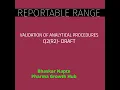 What are the proposed changes in the REPORTABLE RANGE as per the Draft ICH guideline - Q2 R2