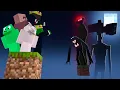 5 Players VS Every Horror Mod on a Single Minecraft Block