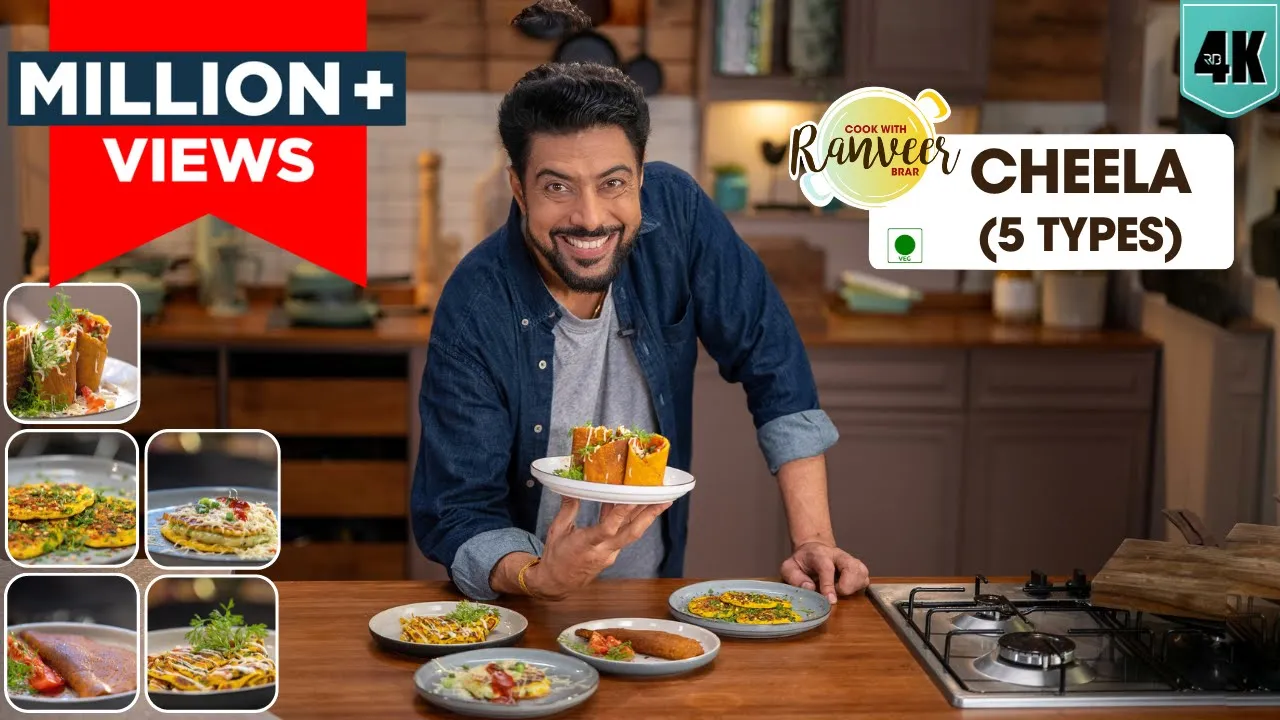 5-in-1 Breakfast Ideas!!      5      Jini Dosa street style   Chef Ranveer