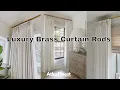 Brass Curtain Rods That Make Your Home Look Expensive Atlas Finest