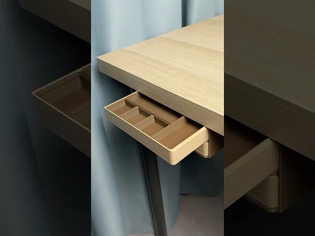 Modular Under Desk Drawer 2x4 Gridfinity | Push Lock video thumbnail