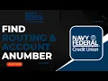 How To Find Routing Account Number Navy Federal