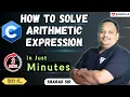 How to Solve Arithmetic Expression in C Programming C Programming Tutorial Tpoint Tech