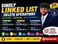 Linked List 3 delete in front end anypos