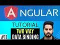 Two way data binding in angular Angular Two way data bind Angular tutorial beginner to advanced
