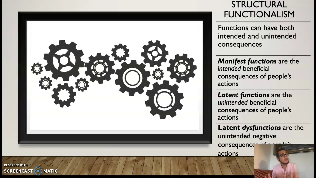 SOCI 1301 - Structural Functionalism