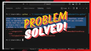 How to Resolve python cmdlet Error The term python is not recognized as the name of a cmdlet