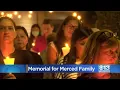 Memorial held for for slain Merced family