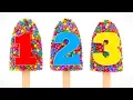 Download Lagu Learn Numbers with Colorful Balls Ice Cream - Colors and Numbers Collection